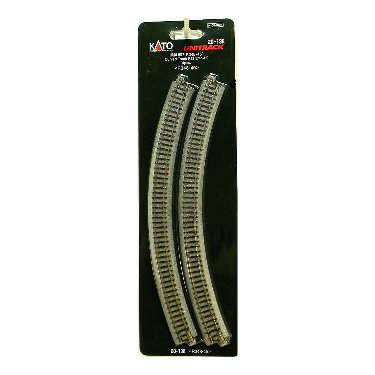 Kato unitrack curve track 348mm radius 13 3 4 radius pk of 4 20 132 n